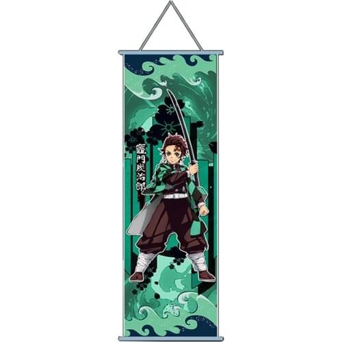 Demon Slayer: Kimetsu no Yaiba Tanjirou Nezuko Anime manga wall Poster Scroll 2020