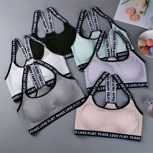 Sports Bras Push Up Underwear Panties Set Fitness Running Yoga Sport Tops Jogging Gym Women Sports Bra Girl