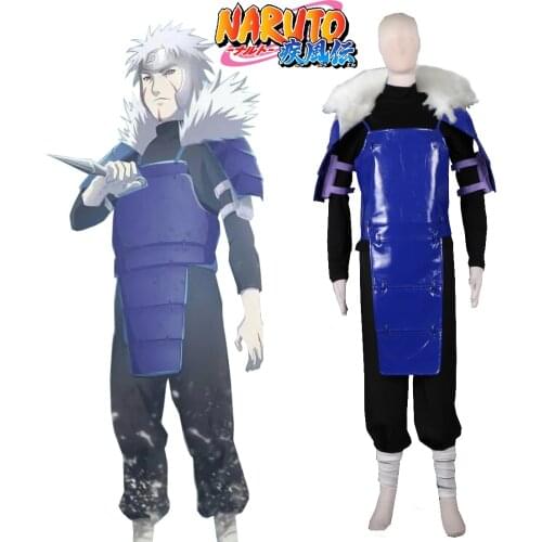 Shippuden 2nd Hokage Senju Tobirama Fighting Cosplay Costume