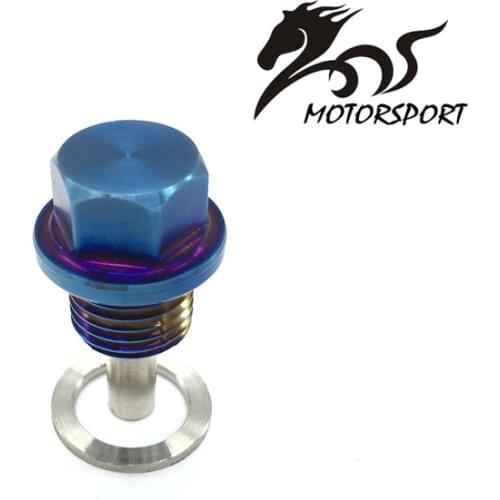 Titanium alloy Magnetic Oil Drain Plug M14*1.5 fits for Suzuki, Honda, mitsubishi, Mazda, audi ,Volkswagen,Hyundai