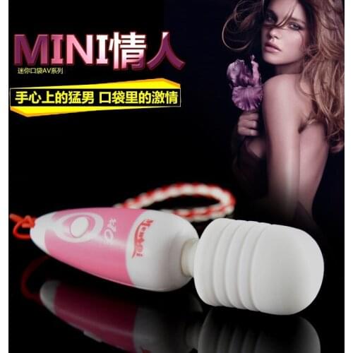 Mini AV Magic Wand Vibrator for Women Erotic Sex Toys Silicone Vibration Dildo Clitoris Stimulation Adult Products