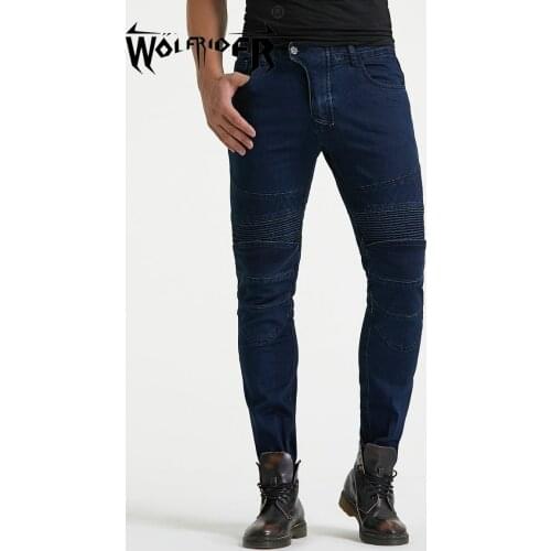 Motorcycle Pants Men Windproof Protective Gear Motocross Pants Motorcycle Riding Trousers Moto Pants With Knee 118-9