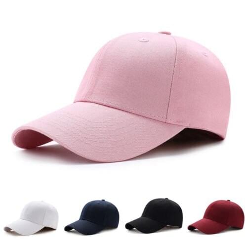 Men Women Snapback Adjustable Hip-hop Unisex Golf Baseball Cap Solid Sun Hat New