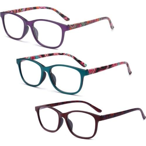 Flower Reading Glasses Presbyopia Eyeglasses 1.0 1.5 2.0 2.5 3.0 3.5 4.0 Diopter
