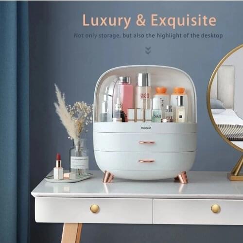 Large Capacity Makeup Organizer Cosmetic Storage Drawer Box Jewelry Nail Polish Makeup Container Desktop Sundries Storage Boxs