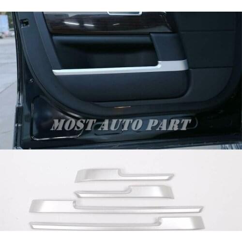 ABS Interior Door Panel Moulding Strip Cover For Land Rover Range Rover L405 Vogue 2013-2017 4pcs Car Decoration Car Trim
