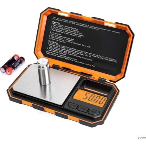 Portable Food Scale Compatible with Cooking Jewelry Coffee & Medicine Stainless Steel & Slim Design Batteries Included