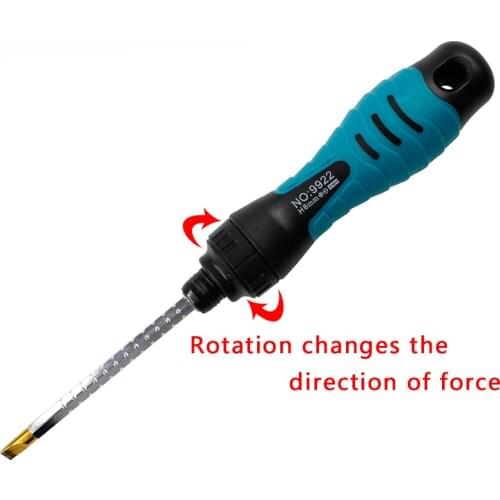Dropship 2 in1 Precision Magnetic Screwdriver Bits Adjustable Ratchet Screwdriver Set Two-Way Slotted Phillips Type