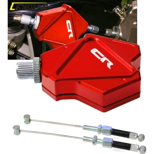 For HONDA CR80R CR85R CRF 150R 125R 250R 450R 250X 450X 150F 230F 250L 250M Motorcycle Stunt Clutch Lever Easy Pull Cable System