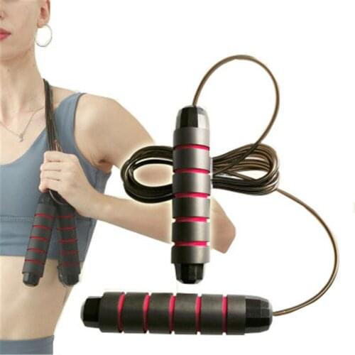 Jump Rope Tangle-Free Rapid Speed Jumping Rope Cable Bearings Steel Skipping Rope Gym Fitness Home Exercise Slim Body скакалка