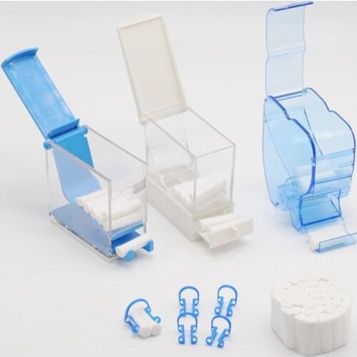 Dentistry Lab Supplies Orthodontic Cotton Roll Dispenser Holder Organizer