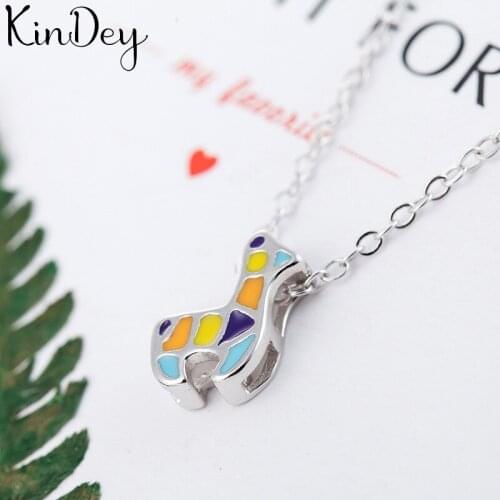 Kindey Retro Vintage Silver Color Deer Necklaces For Women Wedding Long Chains Necklaces Bridal Jewelry