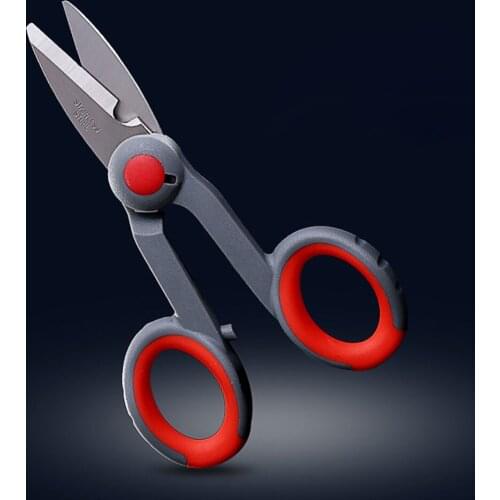 Walk Fish One Stainless steel Braided Fishing Line Scissors Scalers Fishing Cutter Clipper Nipper Sharpener Tool Tackle Gear