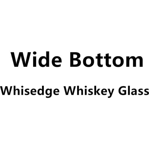 Whisedge Whiskey Glass Australian Style Wide Bottom Crystal Classic Old Fashioned Nosing Glass Verre Whisky Rocks Glass Beer Cup