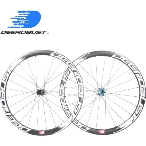 Yuniper 700C 25mm Wider Tubular Asymmetric Road Disc Cyclocross Bicycle Carbon Wheels CX Bike Wheel set 24 Holes UD Matte XDR