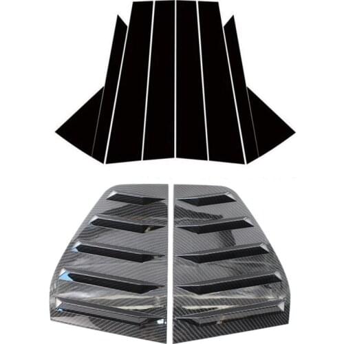 Door B C Pillar Mirror Plate Molding Trim for Hyundai Tucson with Window Louver Rear Side Vent Cover for GOLF 6 MK6 R