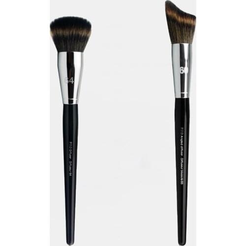 #64#60 Liquid Foundation Concealer Makeup Brush Round Head Wooden Handle Blush High Gloss Eyeshadow Brush Fiber Hair Makeup Tool