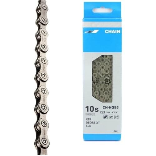 DEORE XT SLX 10 11 Speed HG95 HG901 HG701 Mountain Bike Chain 116L With Quick-Link CN-HG95 10 Speed Bicycle Chain