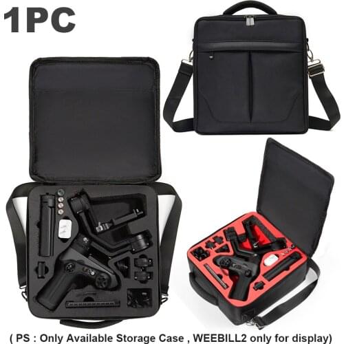 Carrying Case With Shoulder Strap Outdoor Waterproof Shockproof Storage Bag EVA Large Capacity Fit For Zhiyun Weebill 2 #920