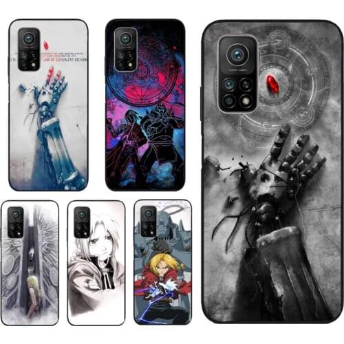 Anime Fullmetal Alchemist Case For POCO X3 Pro F3 M3 Back Cover Coque Funda For Xiaomi Mi 11 Lite Ultra Pro 10T 9T