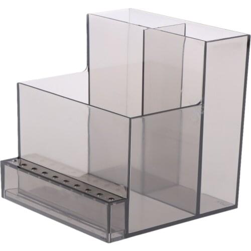 13 Holes Nail Drill Bits Holder Stand Display Organizer Nail File Machine Storage Acrylic UV Gel Manicure Tools Box