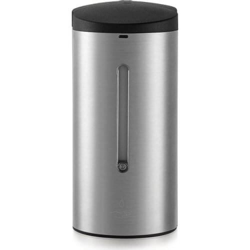 Stainless Steel Large Capacity Soap Dispenser Hotel Automatic Sensor Soap Dispenser Ice Silk Silver / Mirror Silver