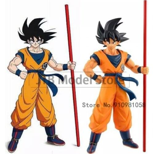 Dragon Ball Anime Action Figure Model Goku Battle Version 18CM Car Case DBZ Model Toy Gift Desktop Collection Ornaments Figma