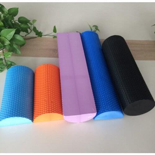 EVA Foam Roller Half Round for Yoga Pilates Fitness Equipment Balance Pad With Massage Floating Point 30-45cm Yoga Blocks
