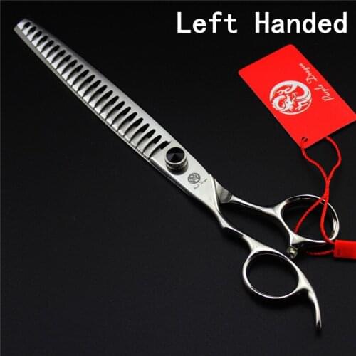 Purple Dragon 8 inch Pet Shears for Dogs Cats Fishing Bone Left Handed Thinning Shears Pet Hair Clippers This Goods for Pets