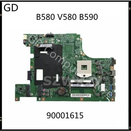 GD Original For Lenovo B580 V580 B590 Laptop Motherboard HM70 LB58 MB W8 UMA W/HDMI FRU 90001615 MB Full Tested Fast Shipping