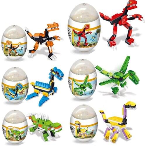 Hot sale ABS Dinosaur Eggs building blocks educational gifts toys for children