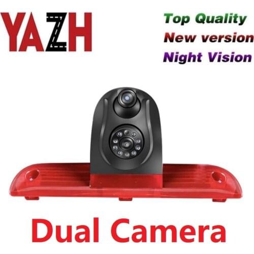 Car Rear View Reverse Back Up Parking Dual Camera for Fiat Ducato/Peugeot Boxer/Citroen Jumper Von 2006-2018 Without Brake Light