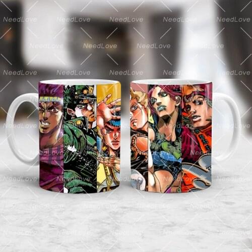 Jojos Bizarre Adventure Magic Mug Coffee Mugs Cup 11oz Color Changed Mug Heat Sensitive Tea Cup Coffee Mug Gift Mug