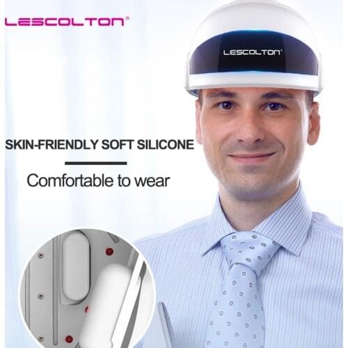 Lescolton Laser Therapy Hair Growth Helmet Anti Hair Loss Treatment Device Promote Hair Regrowth Massage Machine