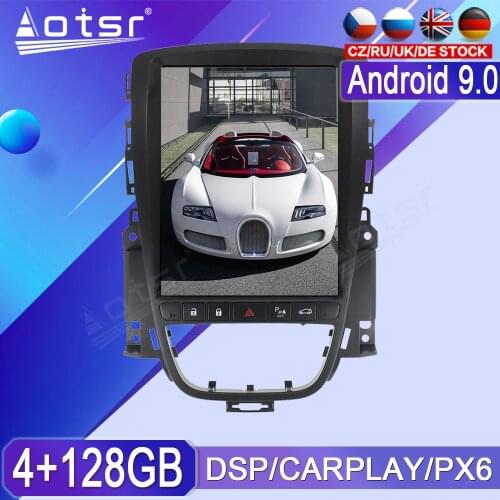 128G For Opel Vauxhall Holden Astra J Android Radio tape recorder 2010-2013 Car Multimedia Player Stereo PX6 head unit Tesla GPS