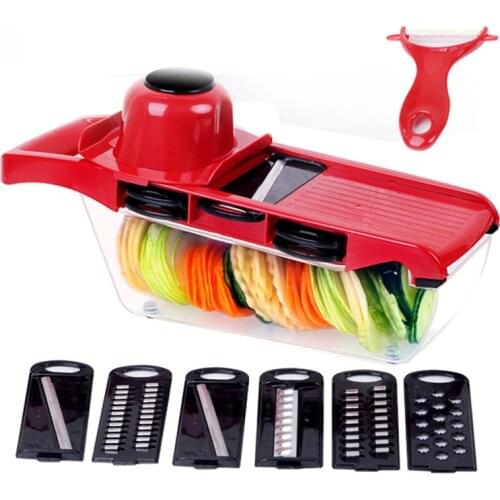 Multifunctional Vegetable Cutter Mandoline Slicer Fruit Potato Peeler Carrot Cheese Grater Kitchen Accessories