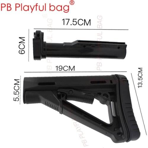 Fashion Tactics DIY hobby PB Playful bag CS competitive equipment accessories M4 Lehui Jinming 8 mkm2 butt gel ball gun KD37