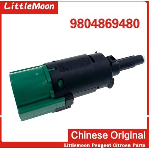 Littlemoon new brake light switch brake pedal switch 9804869480 9818232480 for 2008 3008 307 308 408 207 Citroen C4 DS3 DS4 DS5