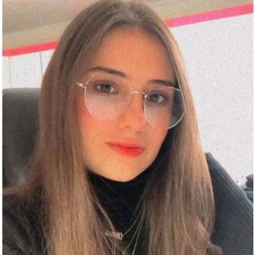 New Trend Men Anti-blue Light Blocking Glasses For Women Men Optical Eyeglasses Vintage Round Flat Mirror Glasses oculos femini