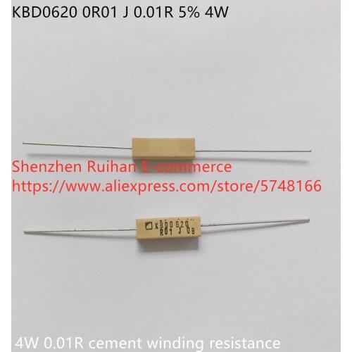 Original new 100% KBD0620 0R01 J 0.01R 5% 4W cement winding resistance (Inductor)