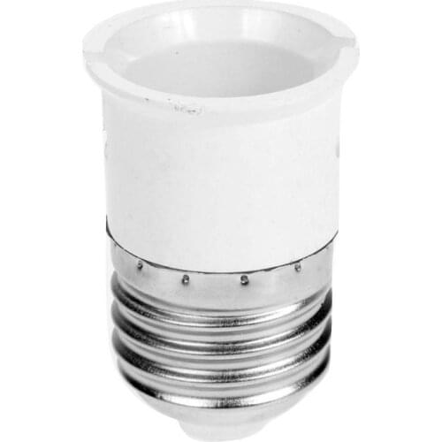E27 to B22 Converter Light Adapter Lamp Holder Lighting Parts(White)