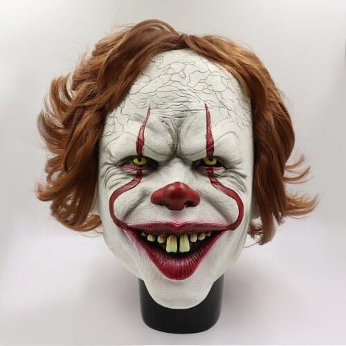 Halloween Horror Prop Clown Mask Movie Around Horror Clown Mask Clown Reseed COSPLAY Mask Halloween Fashion Cosplay Anime Mask