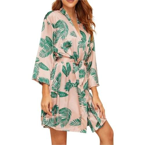 SAGACE Women's Satin Robes