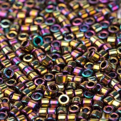 Taidian Garment Beads DB23 Metallic Bronze AB 11/0 MIYUKI Delica Beads 3grams/lot 1.6x1.3mm 600PIECES
