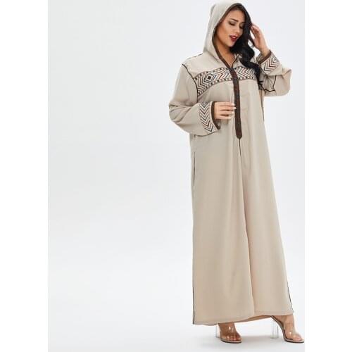 TREMU Dubai 2020 Abaya Fashion Muslim Woman Kimono Embroidery Maxi Dress Prayer Outfit Robe De Priere
