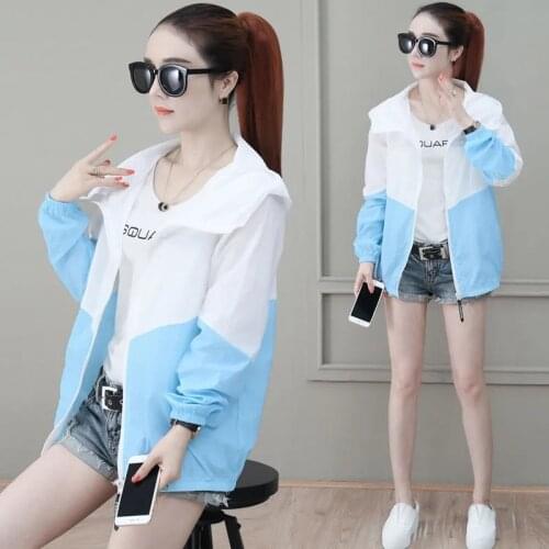 Summer Sun Protection Clothing Women Plus Size Anti-Ultraviolet 2021 Spring Autumn New Korean Thin Coat Women Jackets Loose Coat