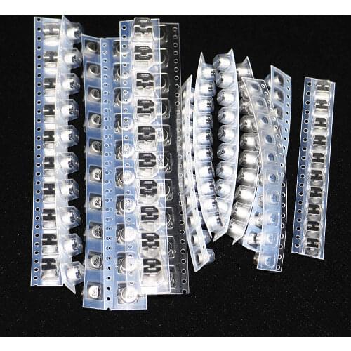 130pcs/lot 13values x 10pcs=130pcs 1uF-220uF SMD Aluminum Electrolytic Capacitor Assorted Kit Set Samples Kit