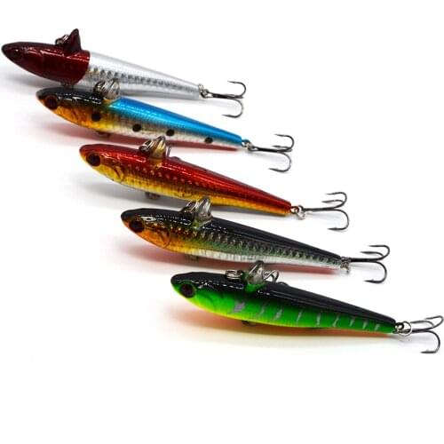9cm 14.4g Topwater Pencil Baits Top Tier VIB Fishing Lure Pesca Fishing Wobbler Crankbait Artificial Hard Bait Tackle Swimbait