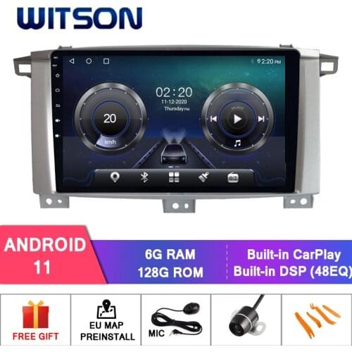 WITSON Android 10.0 CAR DVD SYSTEM for TOYOTA LAND CRUISER 100 GX 2005 car dvd player link/DAB/OBD support