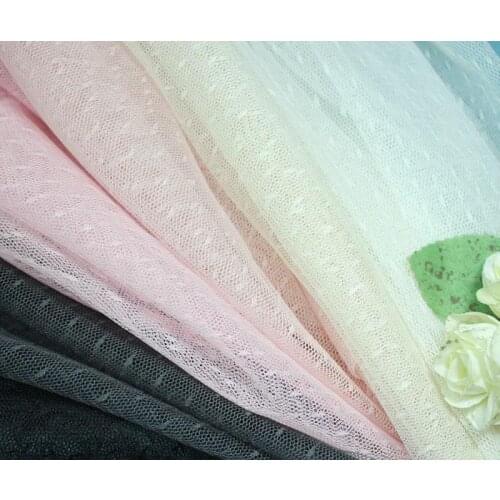 Free shipping Dotted Water Jade Dot Net Gauze Fabric Puff Skirt Headwear Curtain Window Mantle Mosquito Net DIY Fabric